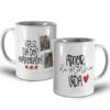 Caneca de Porcelana Branca 325ml - Image 14