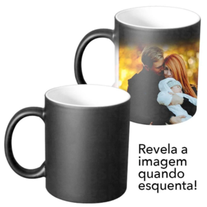 Caneca de Porcelana Mágica 325ml